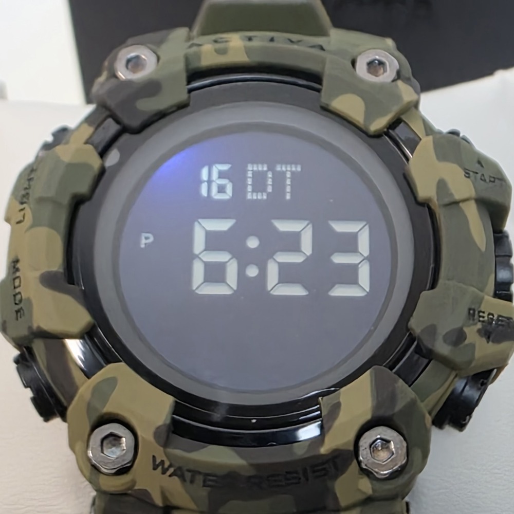 NEW Activa X Invicta Digital Men's Watch 56mm Camouflage Green ACW1968-001 - Picture 6 of 8